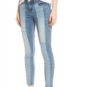 BLANKNYC two tone skinny jeans size 25